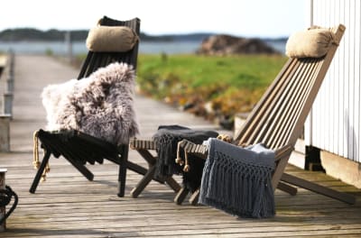 Mesa EcoFurn Plegable Aliso Negro Aceitado