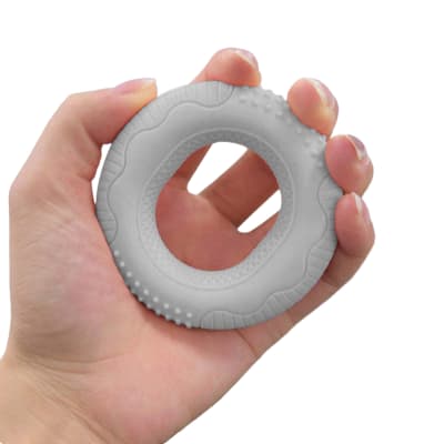 Dona Anillo 50-60 LB Fortalecedor y ejercitador de manos y dedos (Gris)
