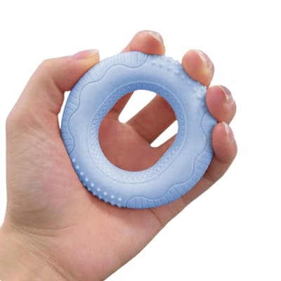 Dona Anillo 10-20 LB Fortalecedor y ejercitador de manos y dedos (Celeste)
