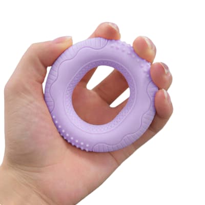 Dona Anillo 20-30 LB Fortalecedor y ejercitador de manos y dedos (Morado)