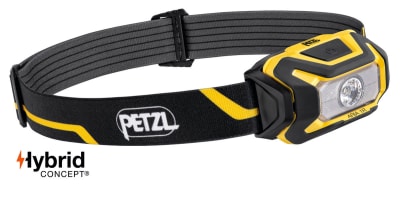 Linterna Frontal Petzl Aria® 1R 450 lúmenes Color Negro/Amarillo