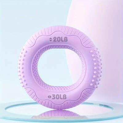 Dona Anillo 20-30 LB Fortalecedor y ejercitador de manos y dedos (Morado)