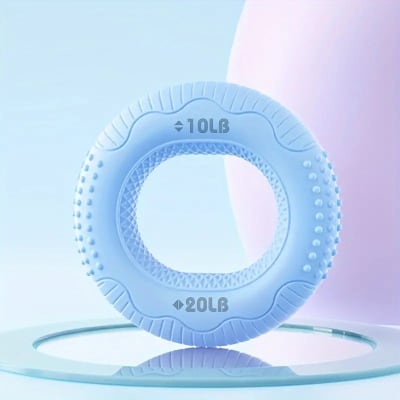 Dona Anillo 10-20 LB Fortalecedor y ejercitador de manos y dedos (Celeste)