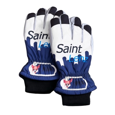 Guante de Nieve para Niños Blanco/Azul