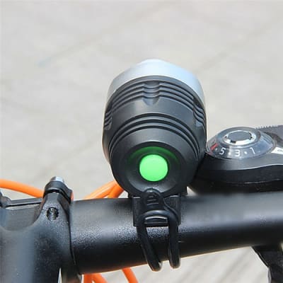 Luz para Bicicleta Redonda Blanca
