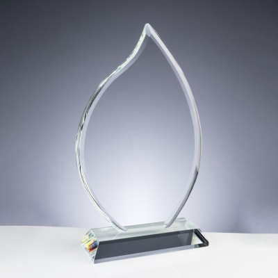 Galvano 17,5 cm en forma de Flama