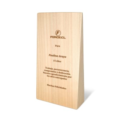 Galvano Madera Sobremesa 9x17 cm