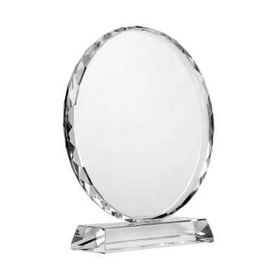 15 Unidades Galvano Redondo de Cristal