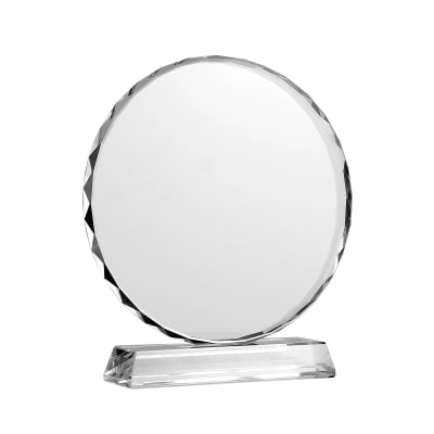 14 Unidades Galvano Redondo de Cristal