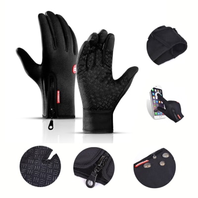 Guante Ciclismo Largos Negro Softchell