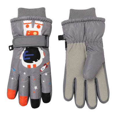 Guante de Nieve Niño Gris con Chiporro
