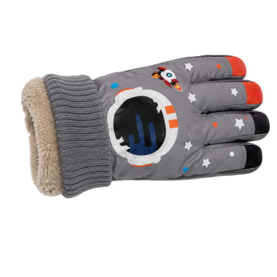 Guante de Nieve Niño Gris con Chiporro