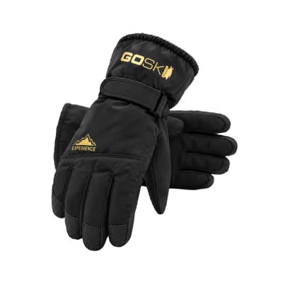 Guante Nieve Negro adulto