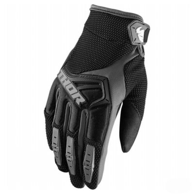 Guante Ciclismo largos Thor Negro Talla L