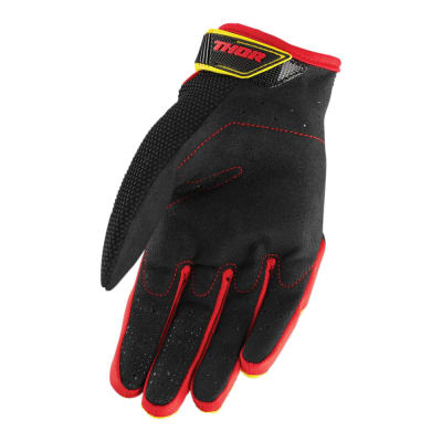 Guante Ciclismo largos Thor Rojo/Amarillo Talla L