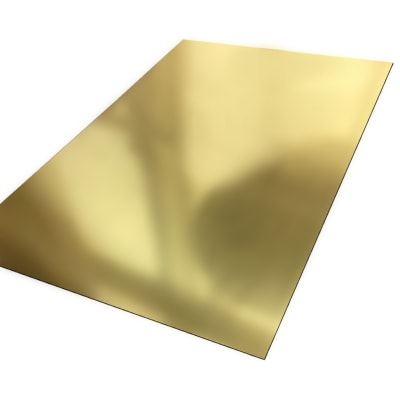 Acrilico ABS Dorado Opaco 30x60 cm