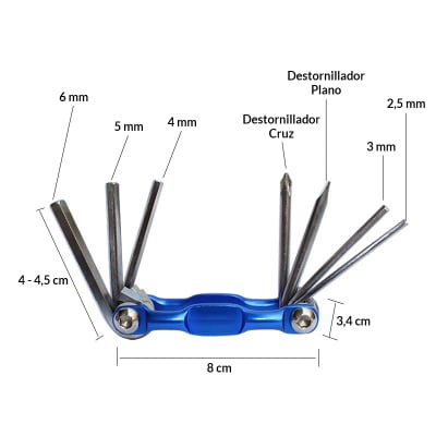 Herramienta bicicleta 7 EN 1/ Forcecl 023