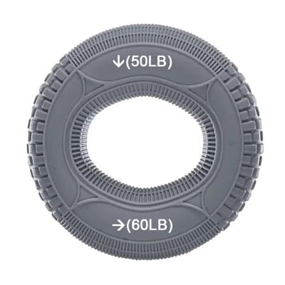 Dona Anillo 50-60 LB Fortalecedor y ejercitador de manos y dedos silicona (Gris)