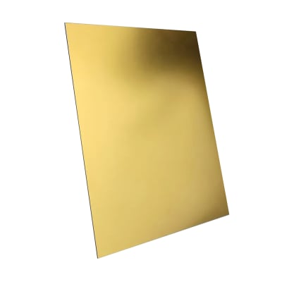Acrilico ABS Dorado Opaco 30x60 cm