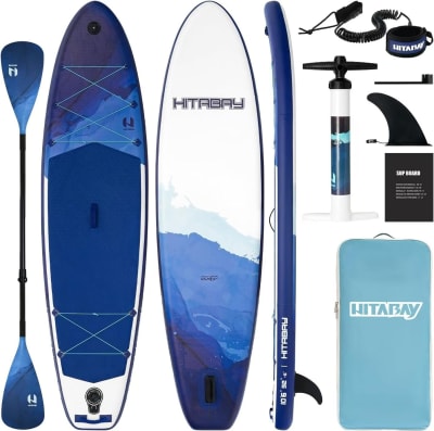 STAND UP PADDLE Celeste / Blanco