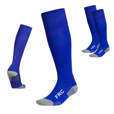 1 Par Medias de futbol FRC Adulto azul rey