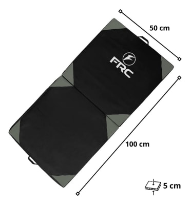 Colchoneta Deportiva para Gimnasia 100 x 50 x 5 cm Negro