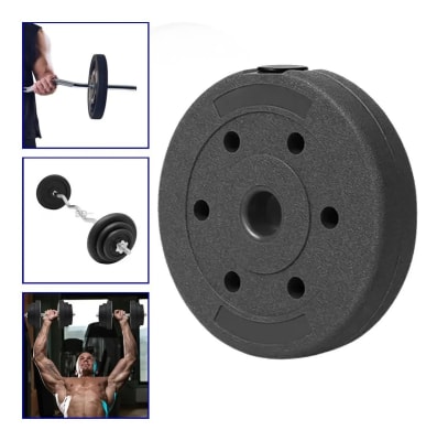 1 Disco para Pesas 10 Kg Negro