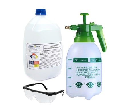 Kit desinfección, fumigacion y sanitizacion de amonio cuaternario 