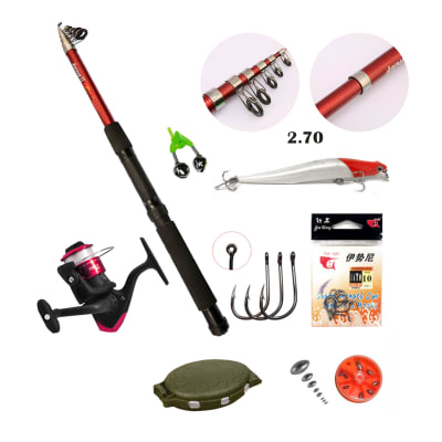 KIT COMPLETO DE PESCA 270MTS/FORCECL