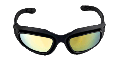 Lentes Deportivos para Ciclismo/táctico con 4 Lentes Intercambiables