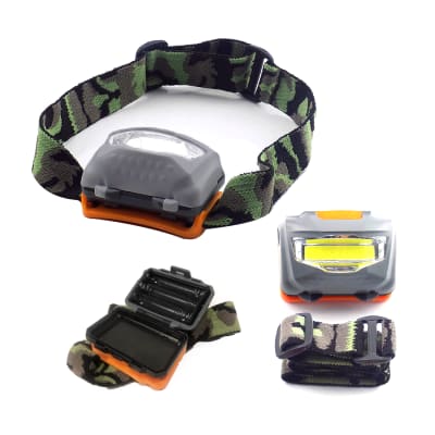 Linterna Frontal 300 Lumenes naranja