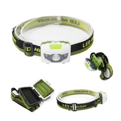 Linterna Frontal 300 Lúmenes Verde / Forcecl