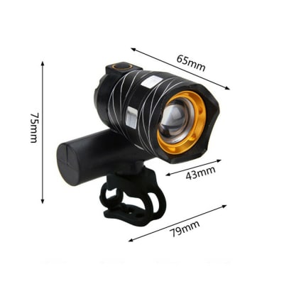 Luz ajustable frontal LED recargable 509