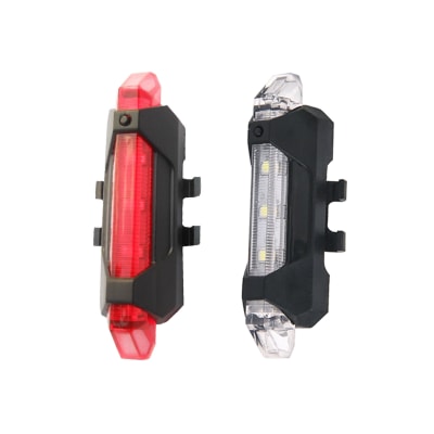 Pack de 2 Luces Rapid LED para Bicicleta Blanca + Roja