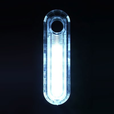 Luz trasera bicicleta LED recargable Blanca 529