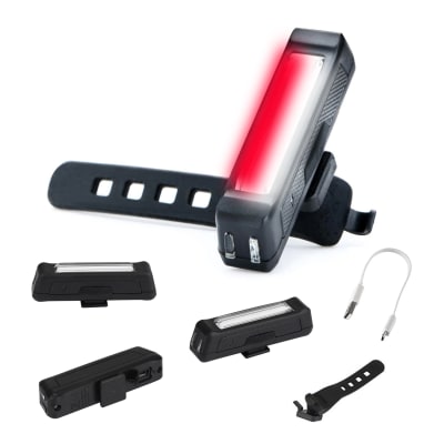 Luz bicicleta trasera rojo/blanco / Forcecl