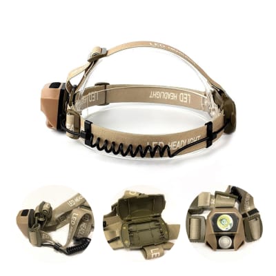 Linterna Frontal Tactica Coyote