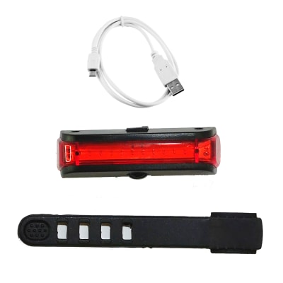 Luz bicicleta trasera LED recargable 517