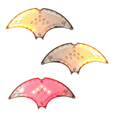 Luz trasera LED recargable con cruces y control inalámbrico 527