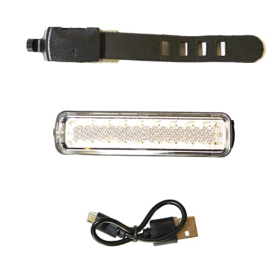 Luz bicicleta multicolor LED recargable 523