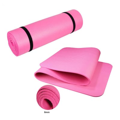Alfombra Mat de Yoga 8mm antideslizante/Forcecl