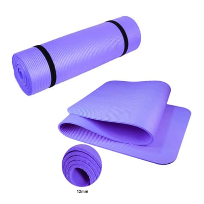 Alfombra Mat de Yoga 12mm antideslizante/Forcecl