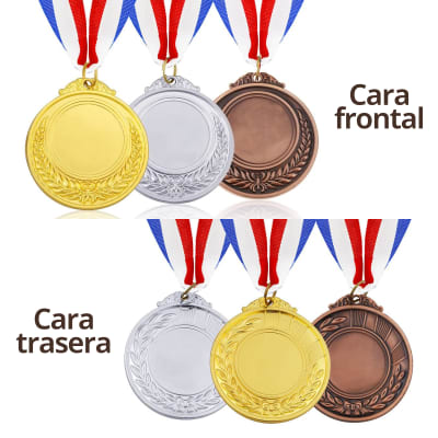 Medalla Deportiva 6,5 cm con cinta