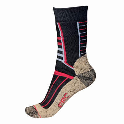 Calcetin Rojo Termico Lana L / Cobre