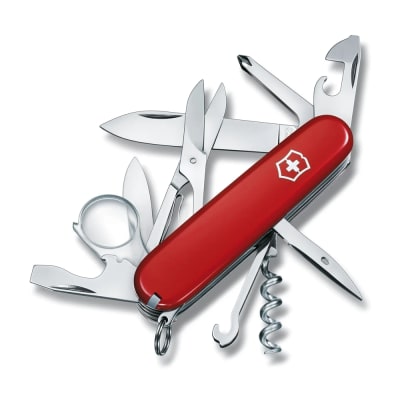 NAVAJA Victorinox EXPLORER 91mm 16 funciones, Rojo