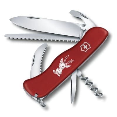 Navaja Victorinox HUNTER 111mm 12 fun, Rojo