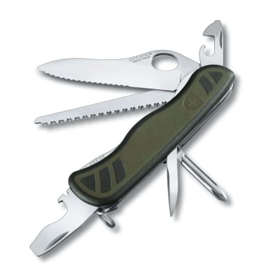 NAVAJA Victorinox, SOLDADO SUIZO 111M, 10 fun, Verde