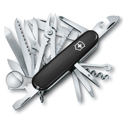 Navaja Victorinox SWISS CHAMP 91mm 33 FUN, Negro