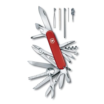 Navaja Victorinox SWISS CHAMP 91mm 33 FUN, Rojo