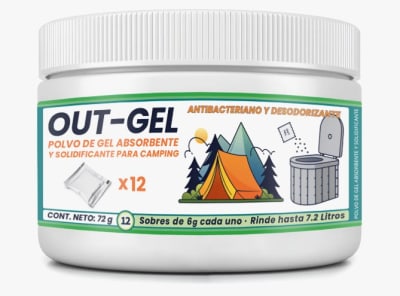 OutGel Solidificante para Baños Portátiles